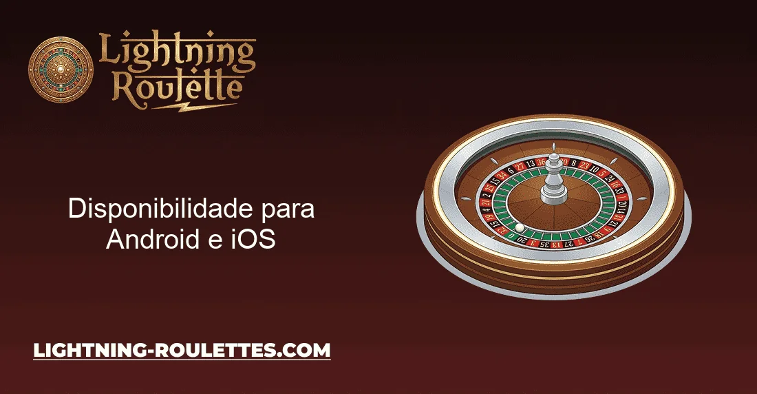 Disponibilidade para Android e iOS Disponibilidade para Android e iOS
