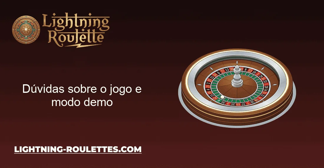 Dúvidas sobre o jogo e modo demo Dúvidas sobre o jogo e modo demo
