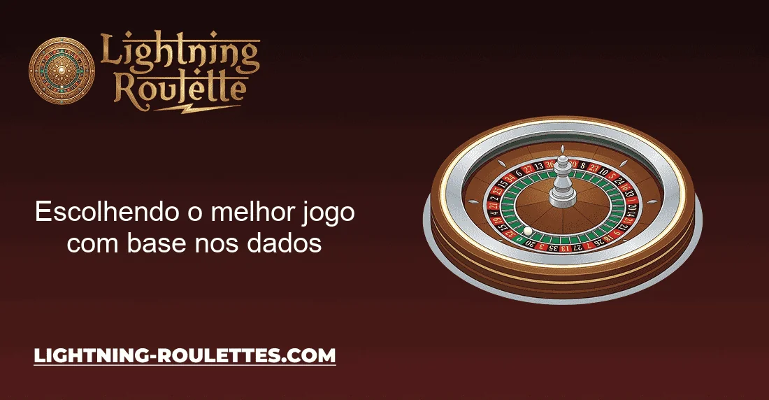 Escolhendo o melhor jogo com base nos dados