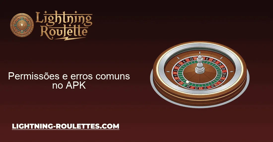 Permissões e erros comuns no APK Permissões e erros comuns no APK